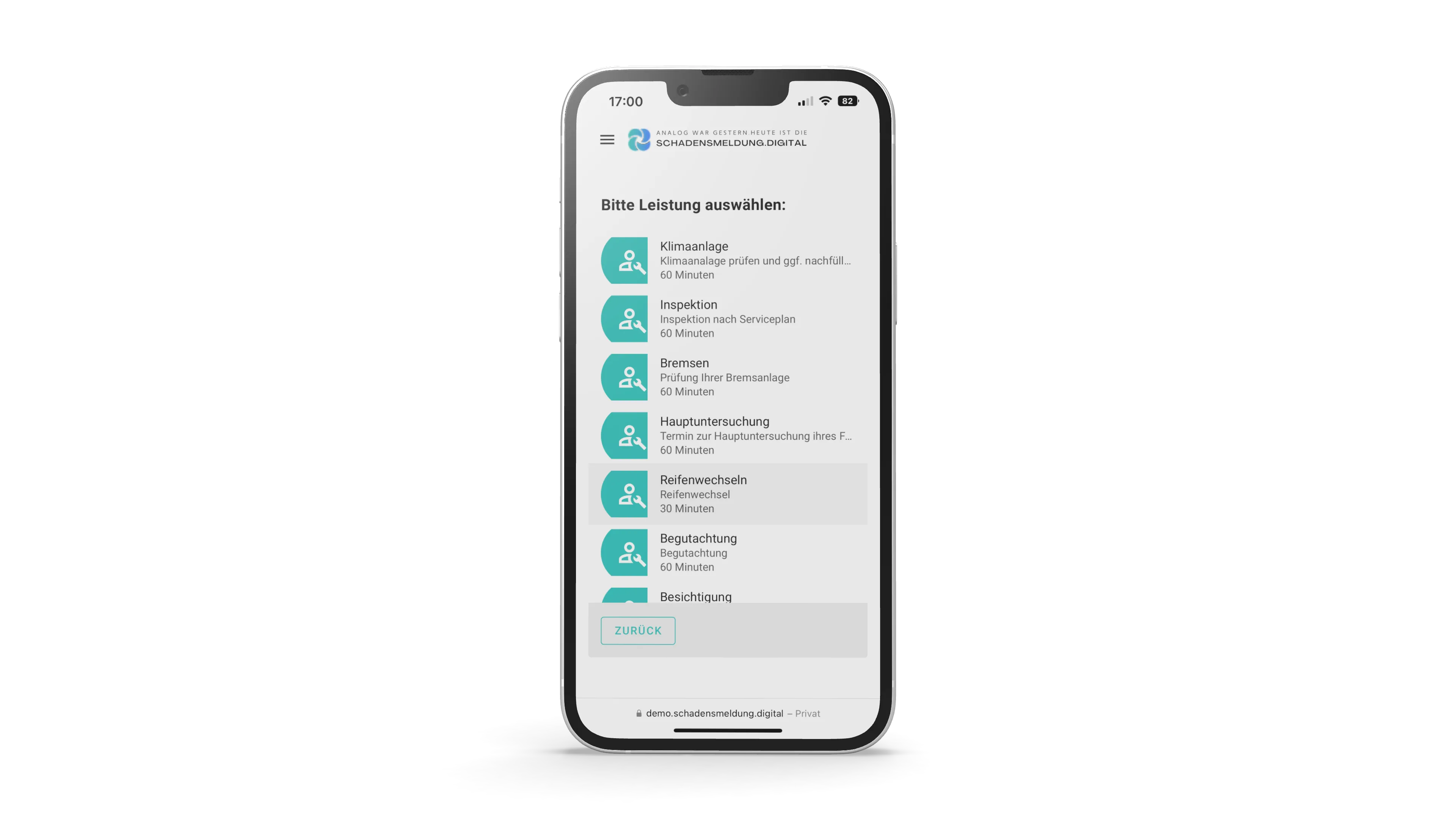 Digitale Terminbuchung