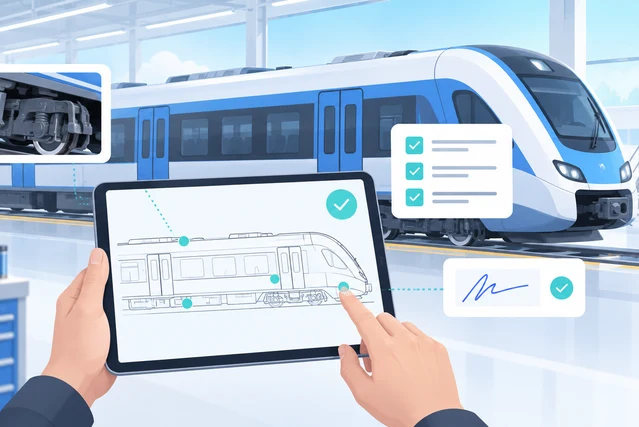 Zur InnoTrans 2026: Schienenfahrzeuge digital übergeben und Schäden dokumentieren